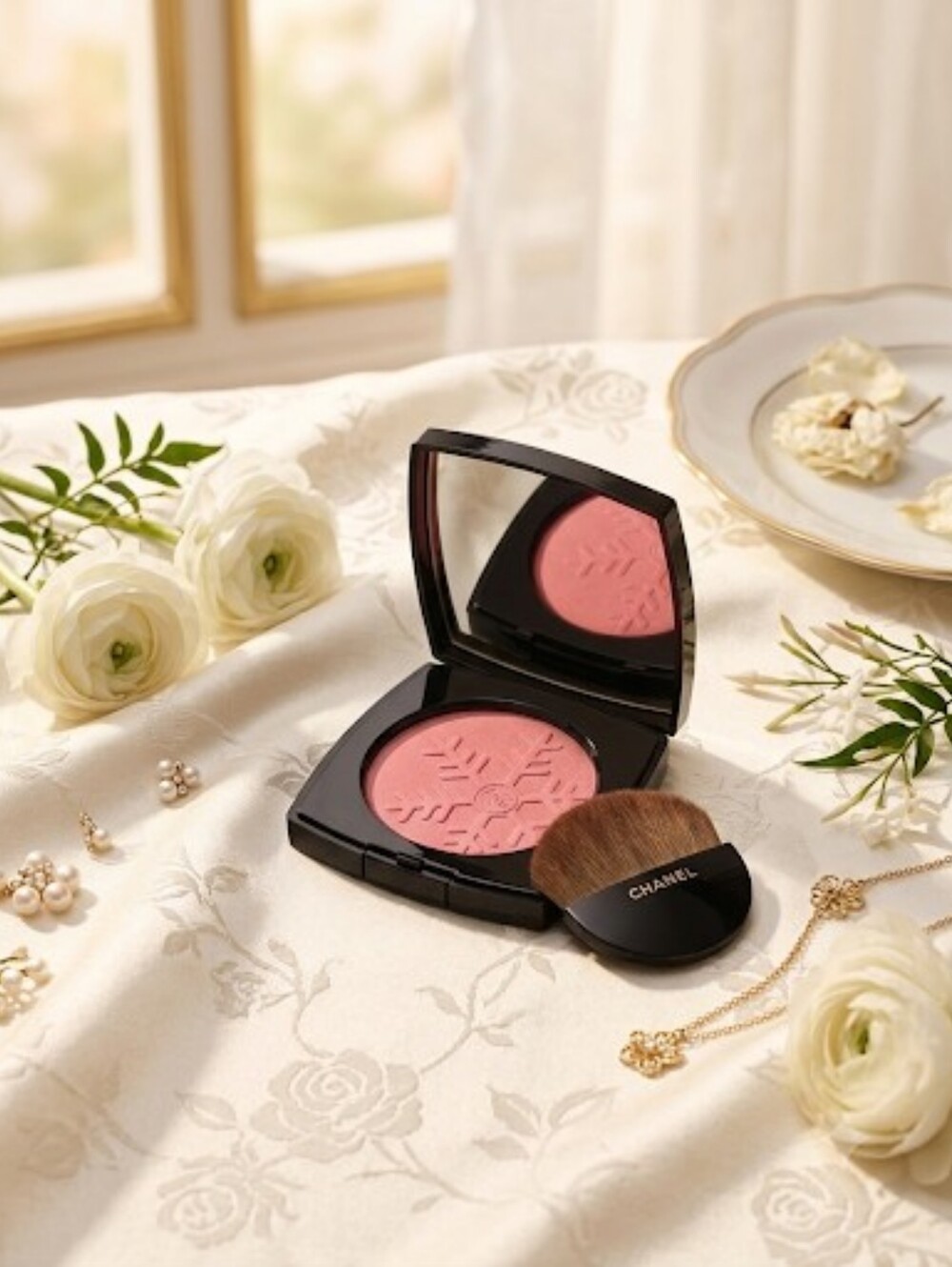 NEW~ CHANEL Les Beiges Healthy Winter Glow Blush - Rose Polaire🌹✨️